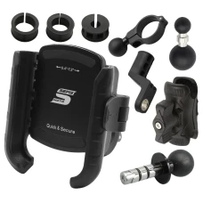 SEFIS RW + Telefonhalter mit Anti-Shock-Adapter - in den Lenkkopf