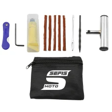 Sefis Pocket Moto Set zur Reparatur von schlauchlosen Reifen