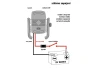 SEFIS EW 2-Telefonhalter mit kabelloser Aufladung für die Lenkerstrebe