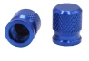 SEFIS CNC Motorrad-Ventilkappen blau