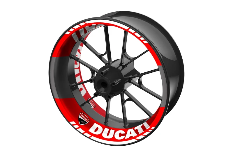 SEFIS Zweiteilige Felgenaufkleber DUCATI