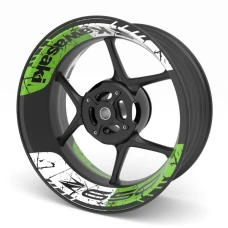 SEFIS zweiteilige Felgenaufkleber KAWASAKI Z650