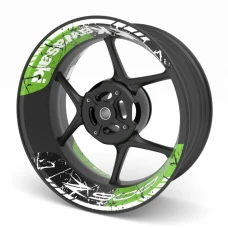 SEFIS zweiteilige Felgenaufkleber KAWASAKI Z900