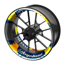 SEFIS zweiteilige Felgenaufkleber SUZUKI GSX-R 1300