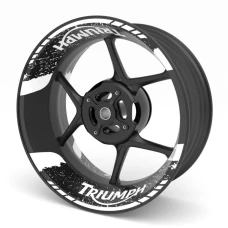 SEFIS zweiteilige Felgenaufkleber TRIUMPH