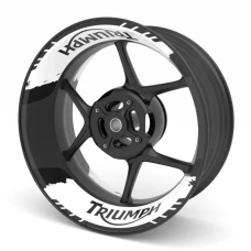 SEFIS zweiteilige Felgenaufkleber  TRIUMPH