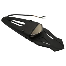 SEFIS Enduro-Kotflügel mit Kennzeichenhalter und Licht