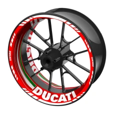 SEFIS einteilige Felgenaufkleber DUCATI