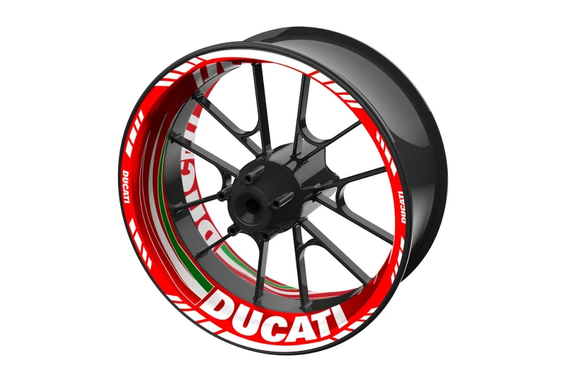 SEFIS einteilige Felgenaufkleber DUCATI