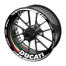 SEFIS einteilige Felgenaufkleber DUCATI