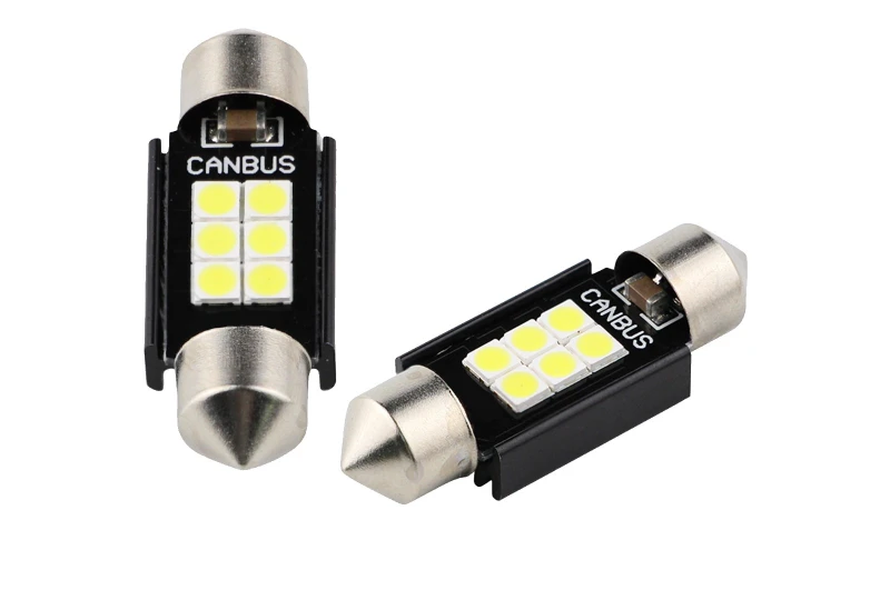 SEFIS LED Deckenlampe 31mm 12V C5W 6SMD CANBUS weiß