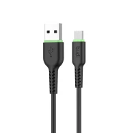 SEFIS Lade-und Datenkabel GR mit USB-A- und Micro-USB-Anschlüssen 1m schwarz