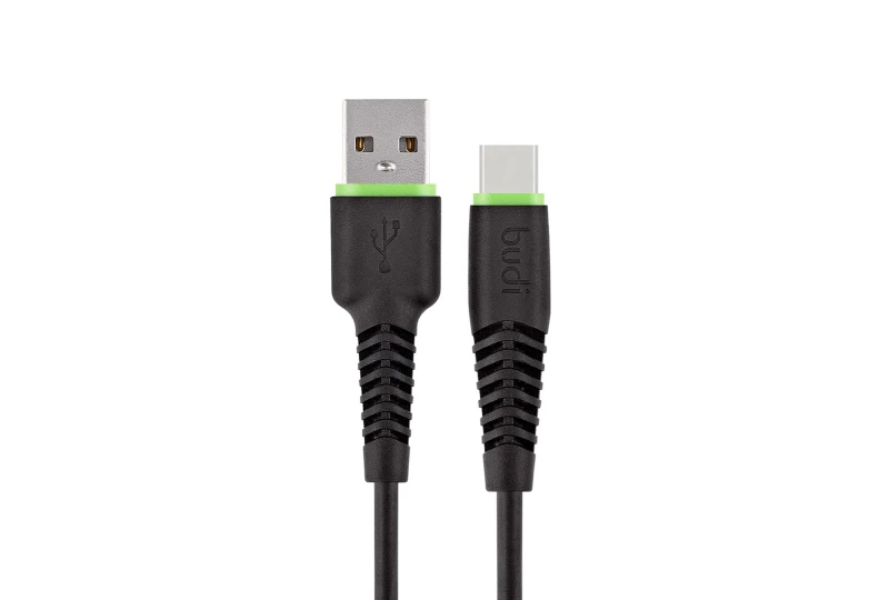 SEFIS Lade-und Datenkabel GR2 mit USB-A- und USB-C-Anschlüssen 1,2m schwarz