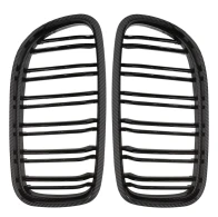 Přední maska ledvinky Double-line BMW 3 E90/91 2009-2012 karbon 