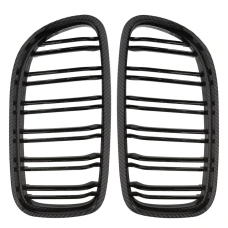 Přední maska ledvinky Double-line BMW 3 E90/91 2009-2012 karbon