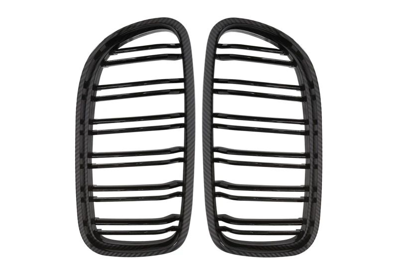 Přední maska ledvinky Double-line BMW 3 E90/91 2009-2012 karbon am Auto