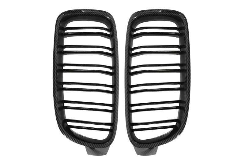 Přední maska ledvinky Double-line BMW 3 F30 F31 2012-2018 karbon am Auto