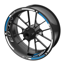 SEFIS Satz farbiger Felgenaufkleber EASY Yamaha MT-03 blau