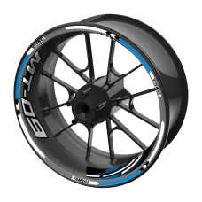 SEFIS Satz farbiger Felgenaufkleber EASY Yamaha MT-09 blau