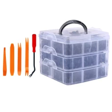 SEFIS Satz Kunststoffschrauben 5-10mm 625 Stk