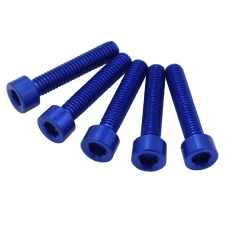 SEFIS Schrauben CNC 7075 M6 30mm 5 Stück blau SEFIS Schrauben CNC 7075 M6 30mm 5 Stück blau