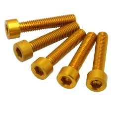 SEFIS Schrauben CNC 7075 M6 30mm 5 Stück gold SEFIS Schrauben CNC 7075 M6 30mm 5 Stück gold
