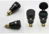 SEFIS 2x USB Steckdose - Ladegerät DIN HELLA QC 3.0 USB-A USB-C für Motorrad