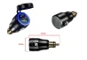 SEFIS 2x USB Steckdose - Ladegerät DIN HELLA QC 3.0 USB-A USB-C für Motorrad