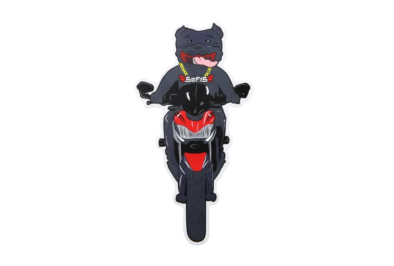 SEFIS Aufkleber - Staffordshire Bullterrier für Biker