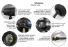 SEFIS Adventure universelle LED-Zusatzleuchte 10W für Motorrad