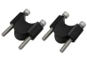 SEFIS Arc 30 Erhöhungen 28,6mm schwarz für Motorrad