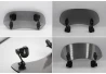 SEFIS B L gerauchte Plexiglaserhöhung für Motorräder PC für Motorrad