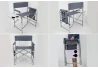 SEFIS Basic Camping-Klappstuhl mit Tisch und Becherhalter 