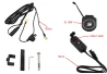 SEFIS Set Bind + Bind Charge Telefonhalter mit kabellosem Ladegerät und USB-C-Buchse für Motorrad