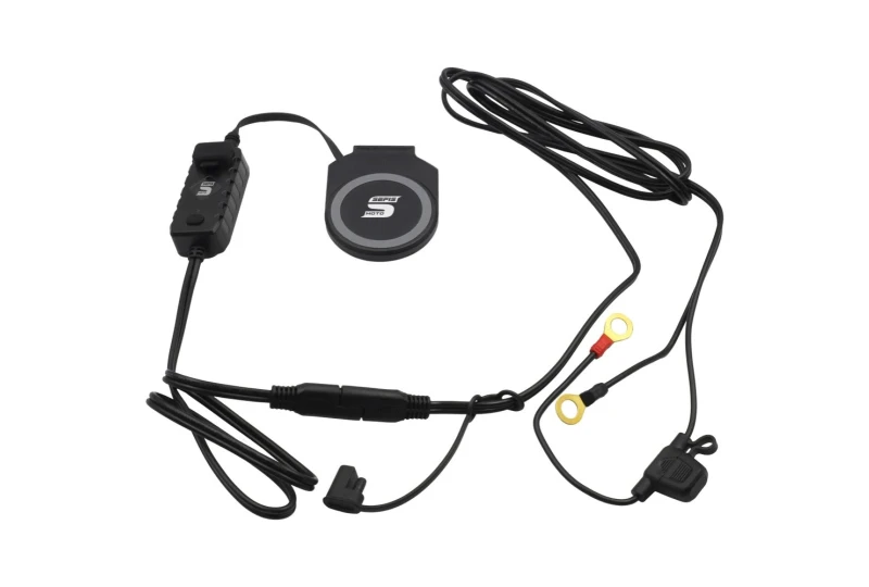 SEFIS Bind Charge Lademodul mit kabelloser Aufladung für den Telefonhalter Bind für Motorrad