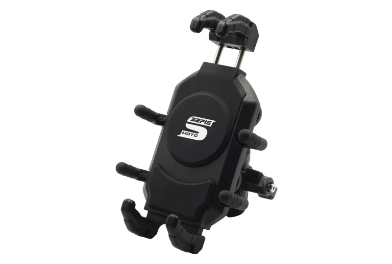SEFIS Bind robuster Telefonhalter mit Anti-Shock-Adapter für Motorrad