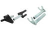 SEFIS D20U klappbarer mobiler universeller Motorradständer - SET Front und Heck - V-Aufnahme / Racing (Haken) für Motorrad