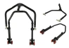 SEFIS D20 klappbarer Motorradständer Set - Lenkkopf und Hinterrad für Motorrad
