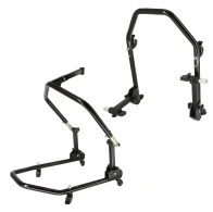 SEFIS D20U klappbarer mobiler Motorradständer - SET Lenkkopf und Hinterrad
