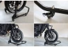 SEFIS D20U klappbarer mobiler Motorradständer - SET Lenkkopf und Hinterrad für Motorrad