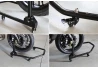 SEFIS D20U klappbarer mobiler universeller Motorradständer Front - Single für Motorrad
