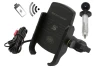 SEFIS EW 2 Telefonhalter mit kabelloser Aufladung für den Lenkkopf für Motorrad