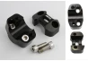 SEFIS Flat 22 Erhöhung 28,6mm - schwarz für Motorrad