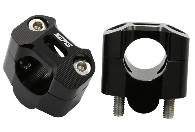 SEFIS Flat 22 Erhöhung 28,6mm - schwarz für Motorrad