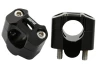 SEFIS Flat 22 Erhöhung 28,6mm - schwarz für Motorrad