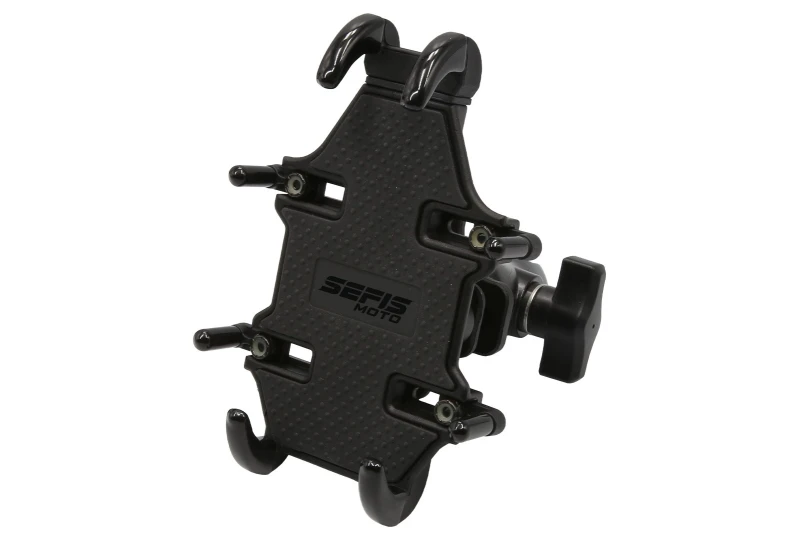 SEFIS Grab robuster ABS-Telefonhalter mit Anti-Shock-Adapter für Motorrad