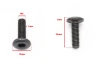 SEFIS Inbusschraube M6 x 25 mm x 1 mm – Flachkopf für Motorrad