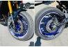SEFIS einteilige Felgenaufkleber YAMAHA Tracer schwarz-grau für Motorrad