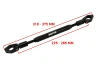 SEFIS K1 universelle verstellbare Lenkerstrebe 22,5–28,5cm für Motorrad