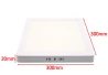 SEFIS Licht / LED-Panel 24W quadratisch 300x300x35mm weiß für den Haushalt